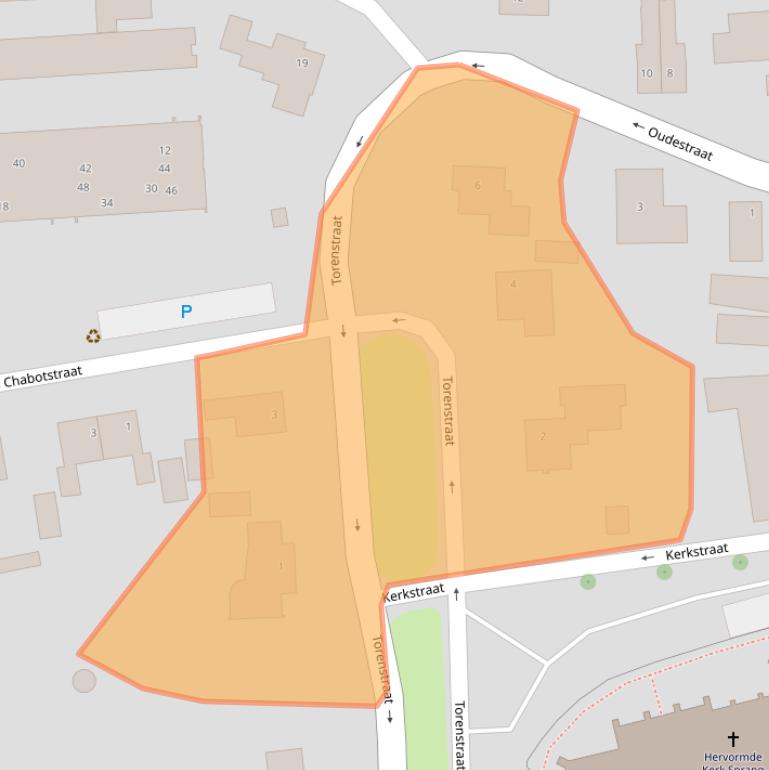 Kaart van postcodegebied 5161EM.