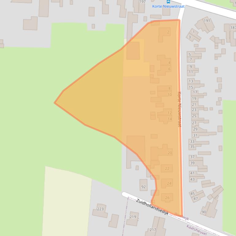 Kaart van postcodegebied 5161GP.