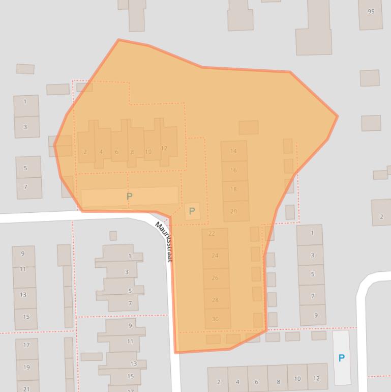 Kaart van postcodegebied 5161JA.