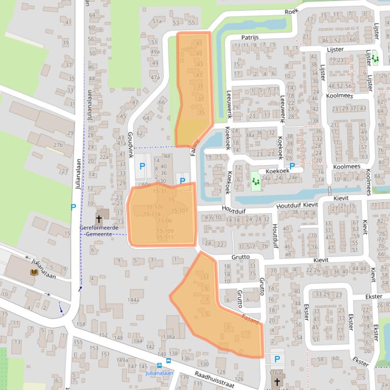 Kaart van postcodegebied 5161SB.