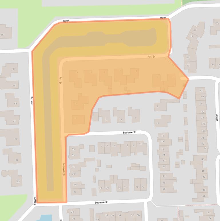 Kaart van postcodegebied 5161SL.