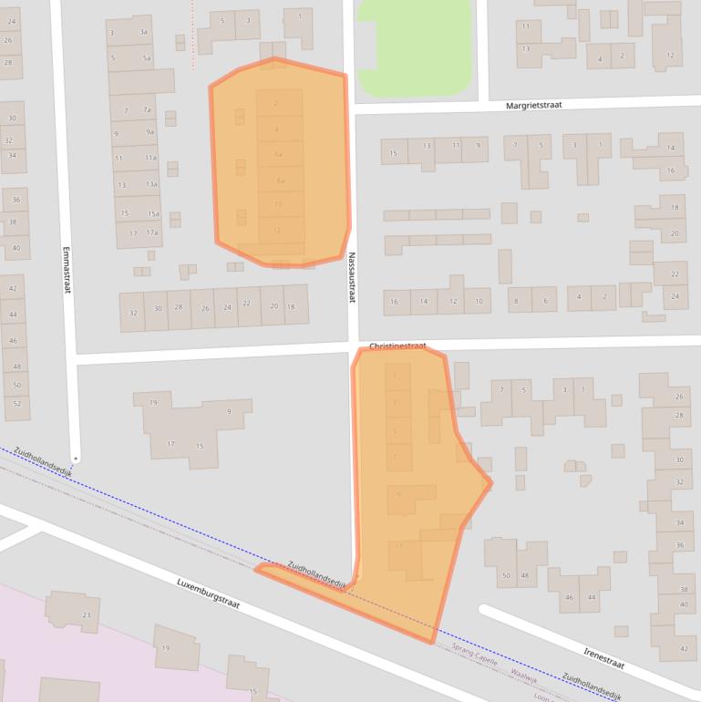 Kaart van postcodegebied 5161XC.