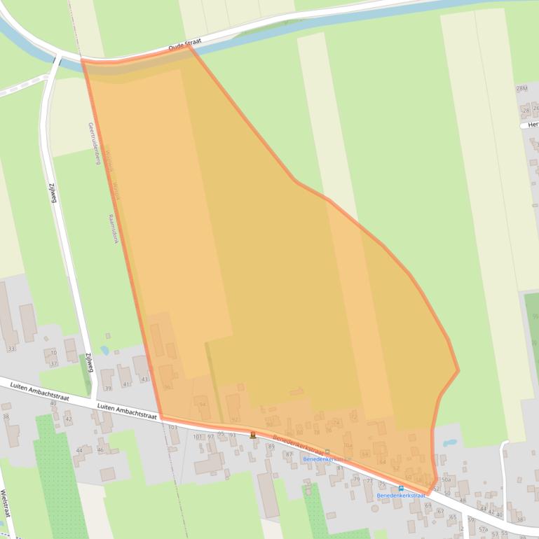 Kaart van postcodegebied 5165CD.