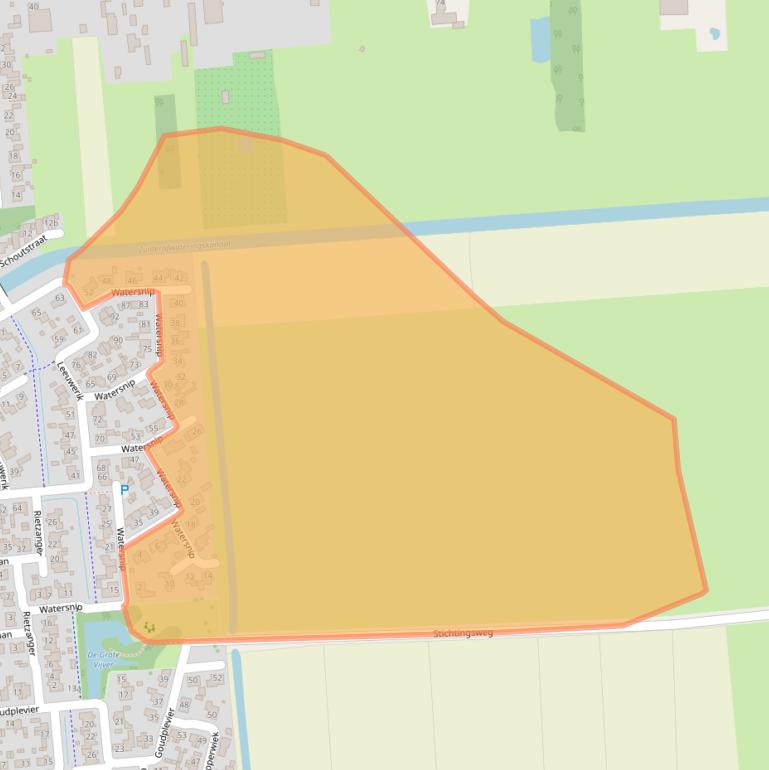 Kaart van postcodegebied 5165KV.