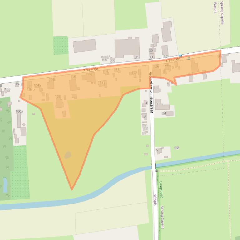Kaart van postcodegebied 5165ND.