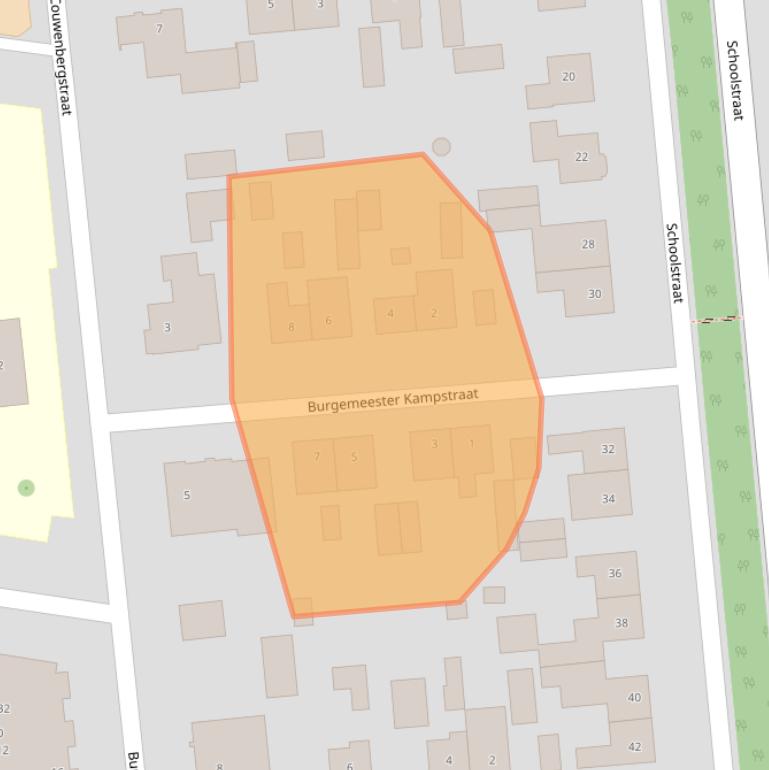 Kaart van postcodegebied 5165TM.