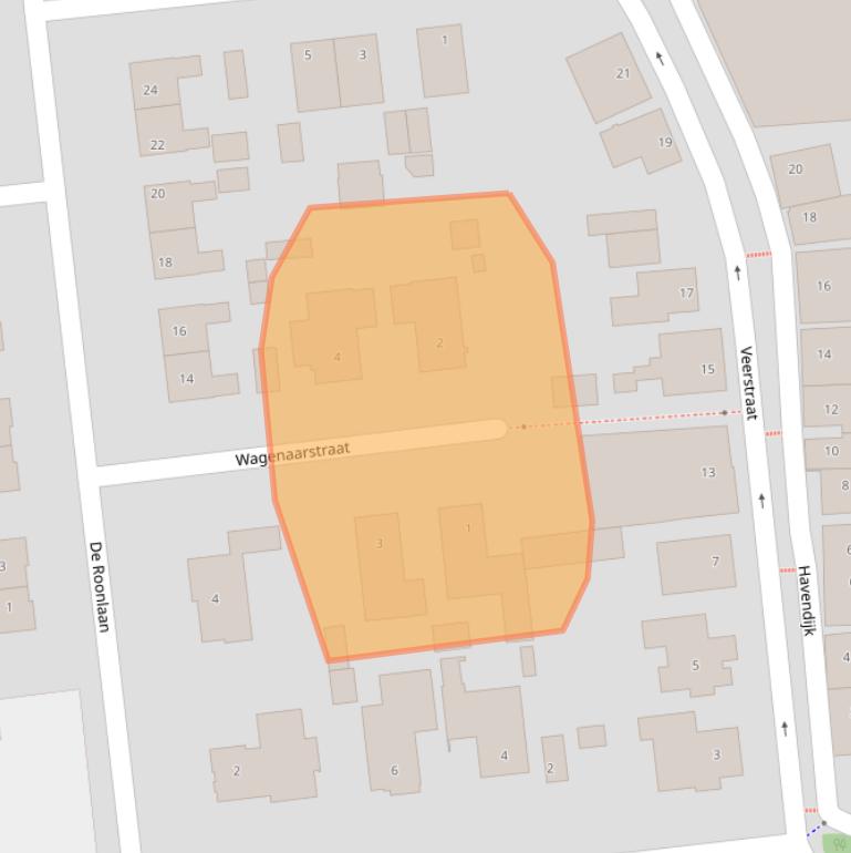 Kaart van postcodegebied 5165VD.