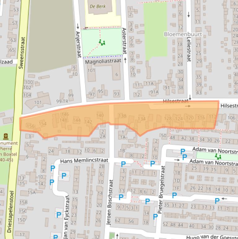 Kaart van postcodegebied 5171AG.