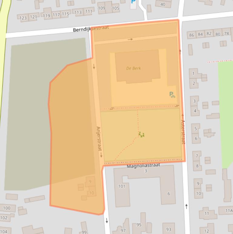 Kaart van postcodegebied 5171BM.