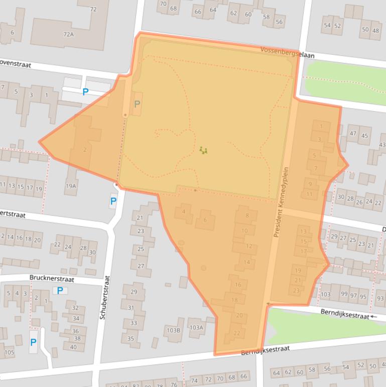 Kaart van postcodegebied 5171BW.