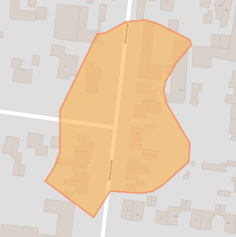 Kaart van postcodegebied 5171BX.