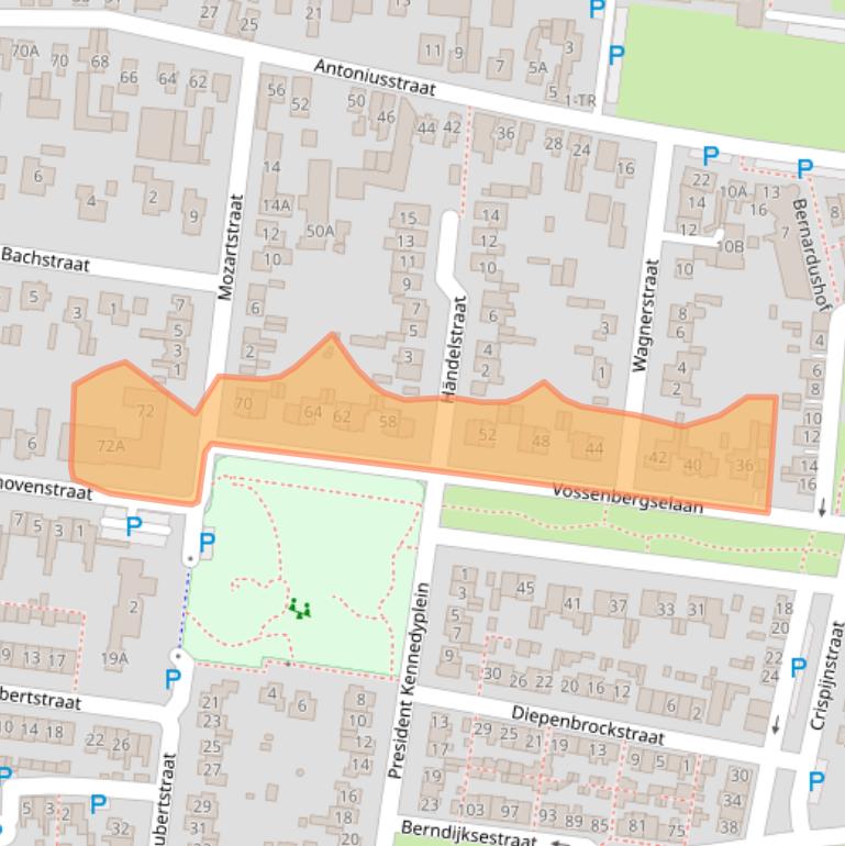 Kaart van postcodegebied 5171CD.