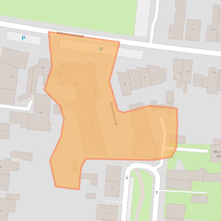 Kaart van postcodegebied 5171CM.