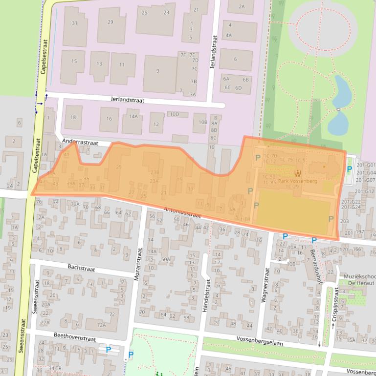 Kaart van postcodegebied 5171DA.