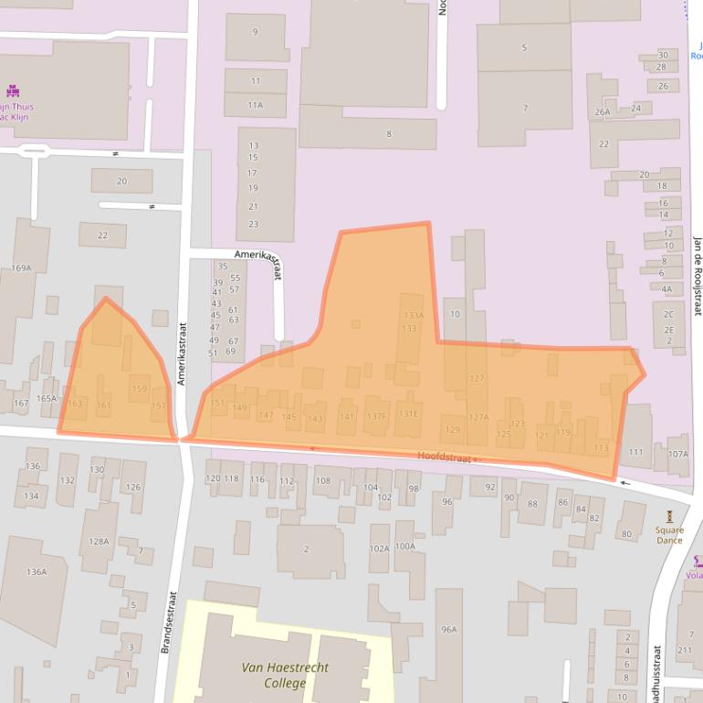 Kaart van postcodegebied 5171DL.