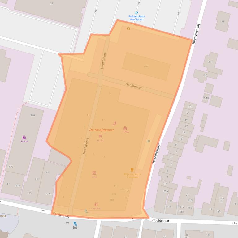Kaart van postcodegebied 5171DN.