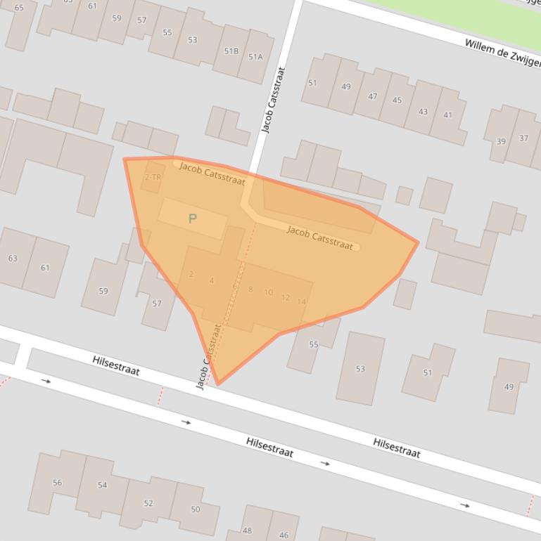 Kaart van postcodegebied 5171EV.