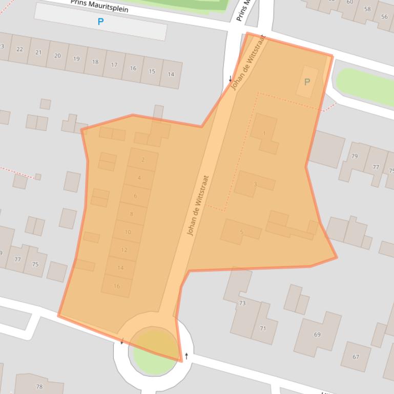 Kaart van postcodegebied 5171EZ.