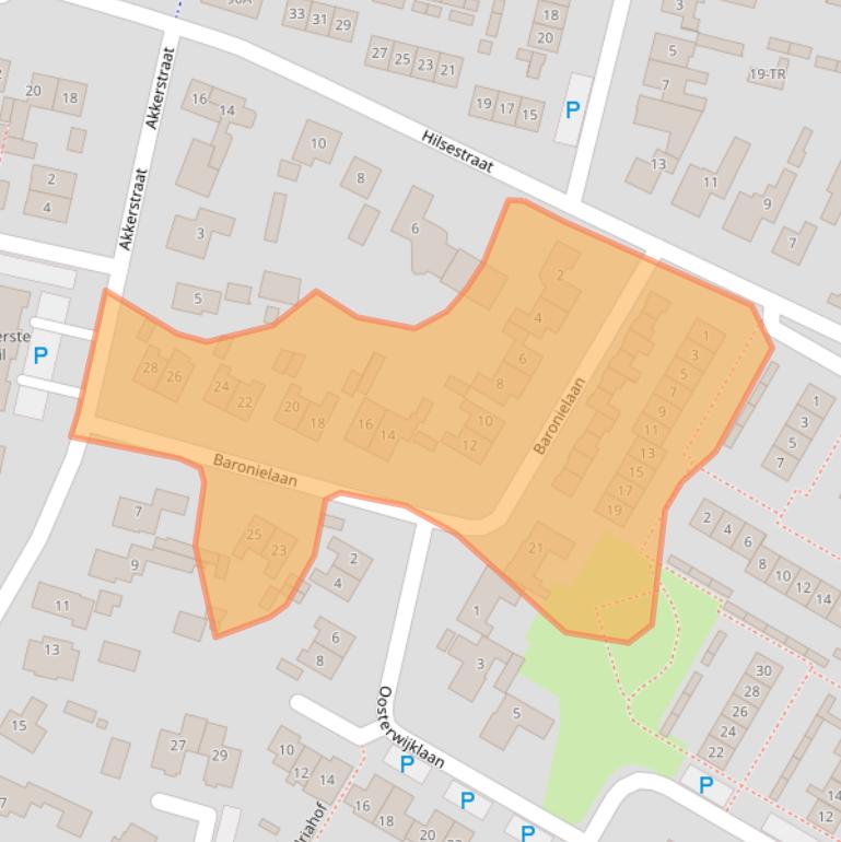 Kaart van postcodegebied 5171HA.