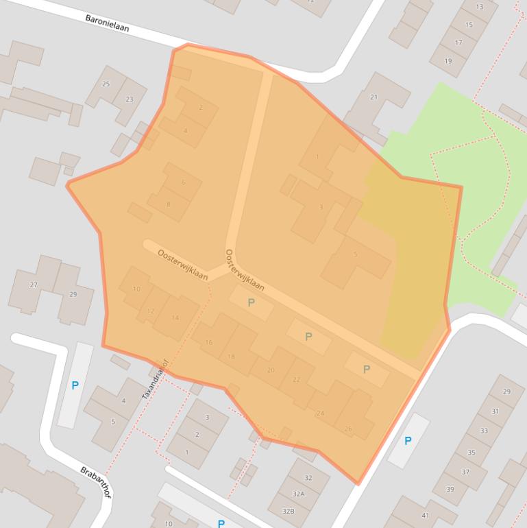 Kaart van postcodegebied 5171HD.