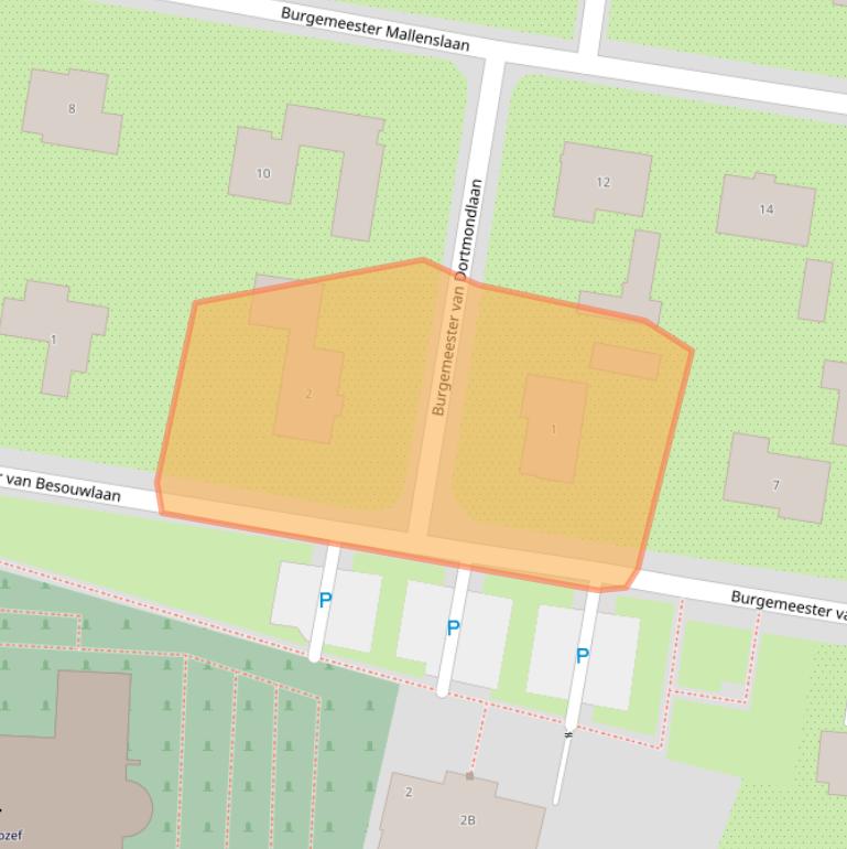 Kaart van postcodegebied 5171HZ.