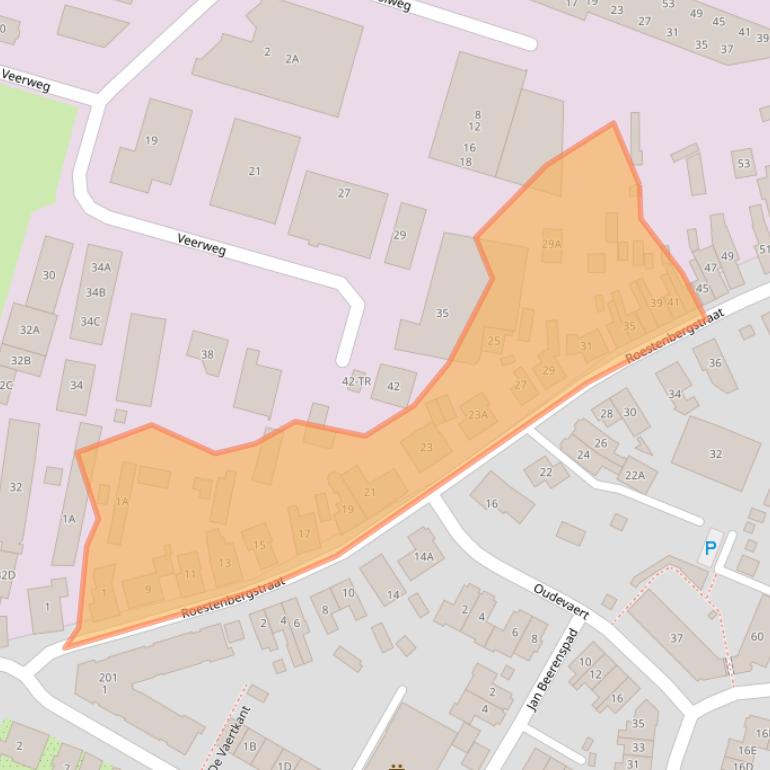 Kaart van postcodegebied 5171JA.