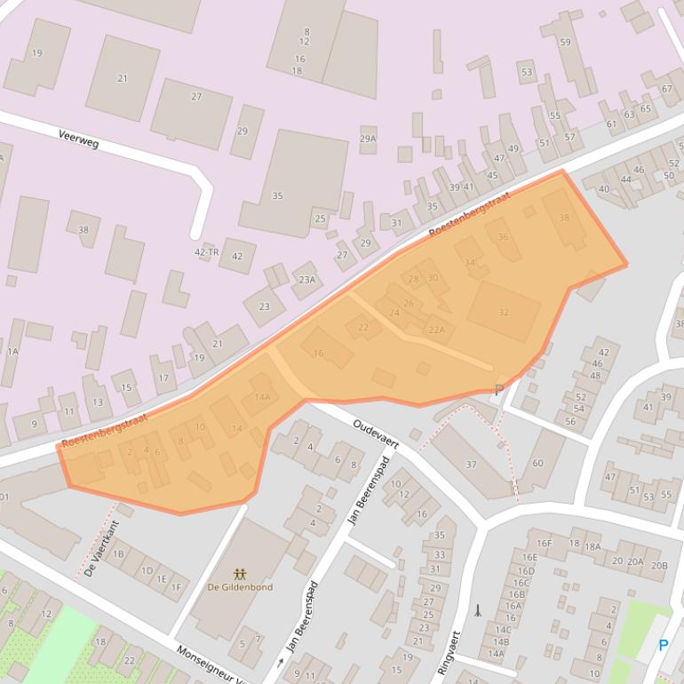 Kaart van postcodegebied 5171JC.