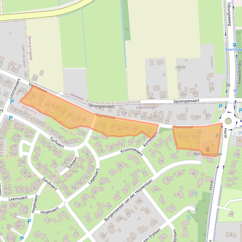 Kaart van postcodegebied 5171JG.