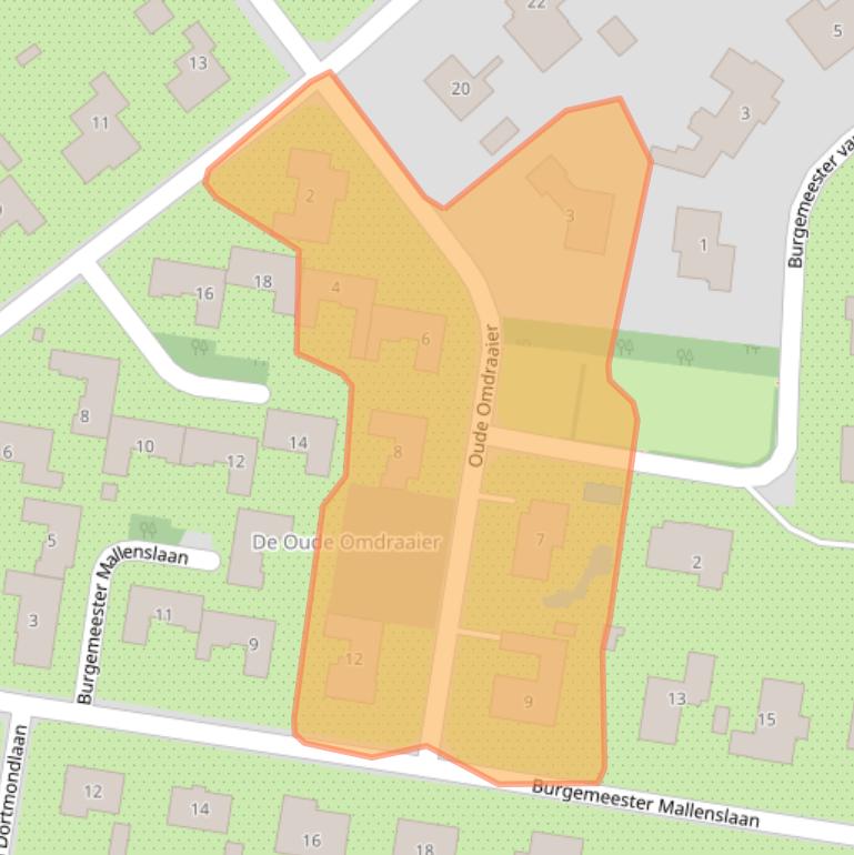 Kaart van postcodegebied 5171JJ.