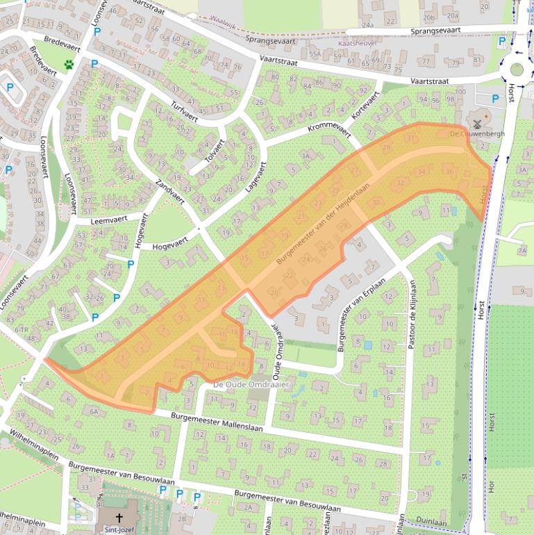 Kaart van postcodegebied 5171JL.