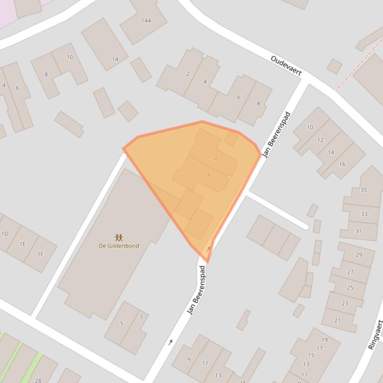 Kaart van postcodegebied 5171JX.