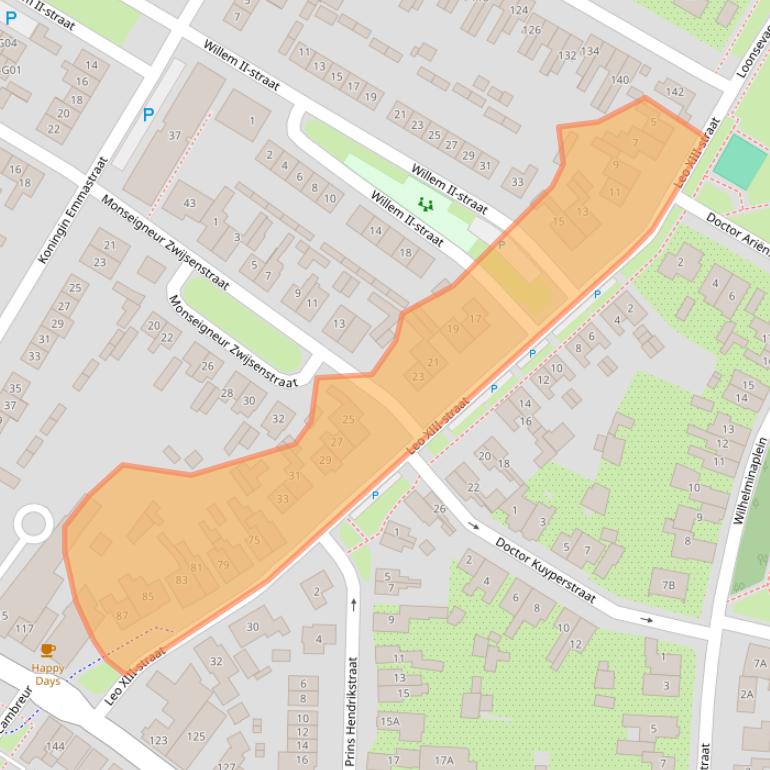 Kaart van postcodegebied 5171KC.