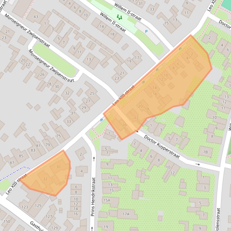 Kaart van postcodegebied 5171KD.