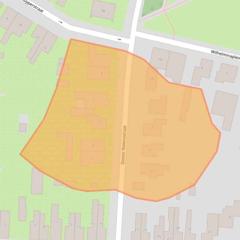 Kaart van postcodegebied 5171KG.