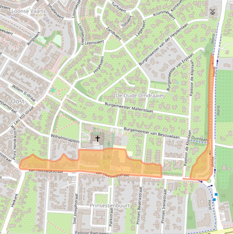 Kaart van postcodegebied 5171KJ.