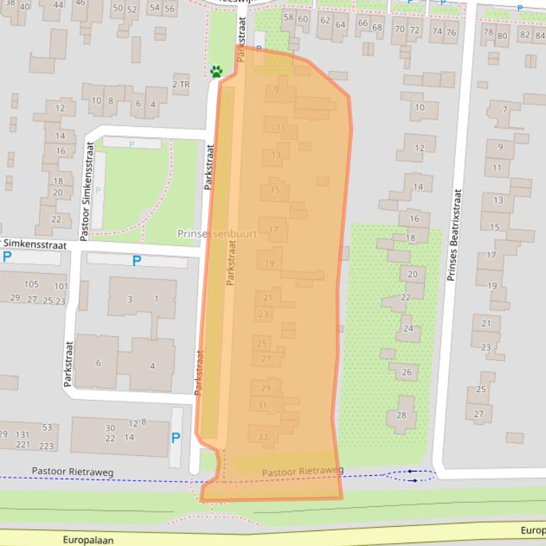 Kaart van postcodegebied 5171KP.