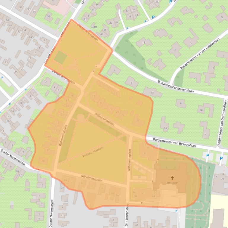 Kaart van postcodegebied 5171KX.