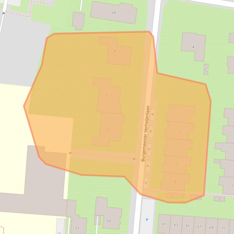 Kaart van postcodegebied 5171LA.