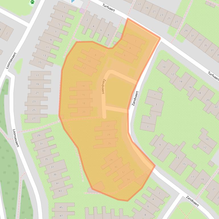 Kaart van postcodegebied 5171LH.