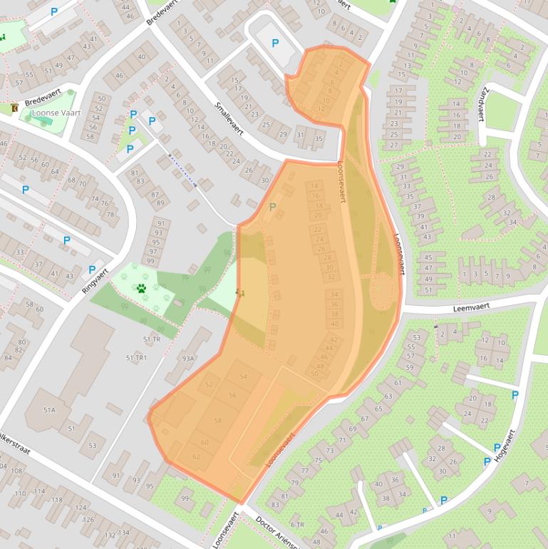 Kaart van postcodegebied 5171LK.