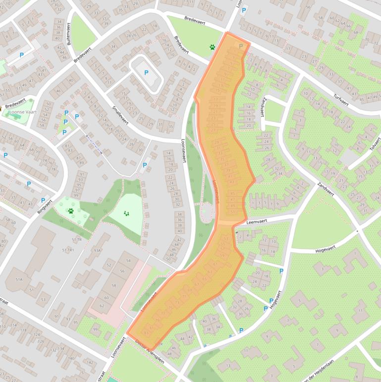 Kaart van postcodegebied 5171LL.
