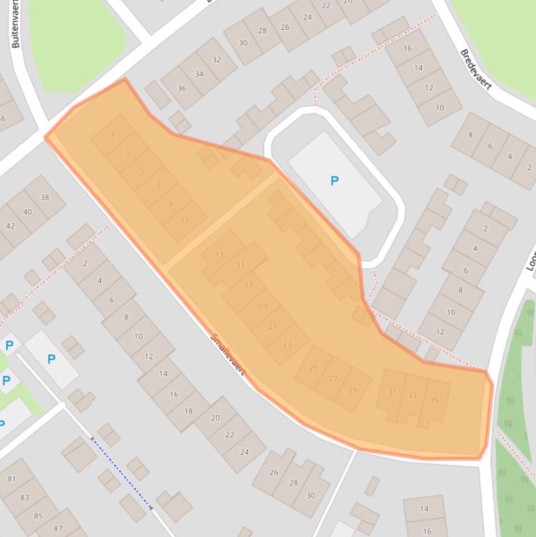 Kaart van postcodegebied 5171MK.