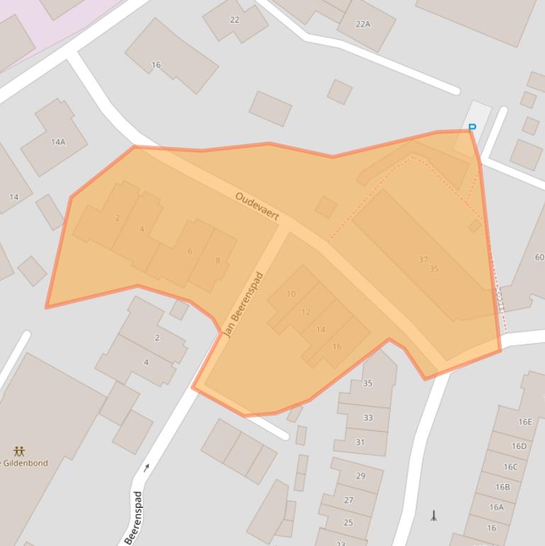 Kaart van postcodegebied 5171MS.