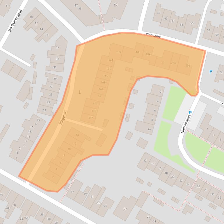 Kaart van postcodegebied 5171MX.