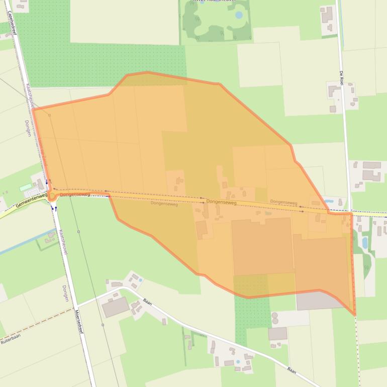 Kaart van postcodegebied 5171NA.