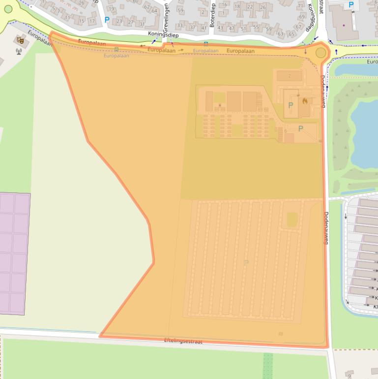 Kaart van postcodegebied 5171NG.