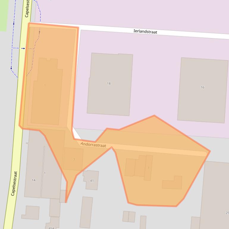 Kaart van postcodegebied 5171PC.