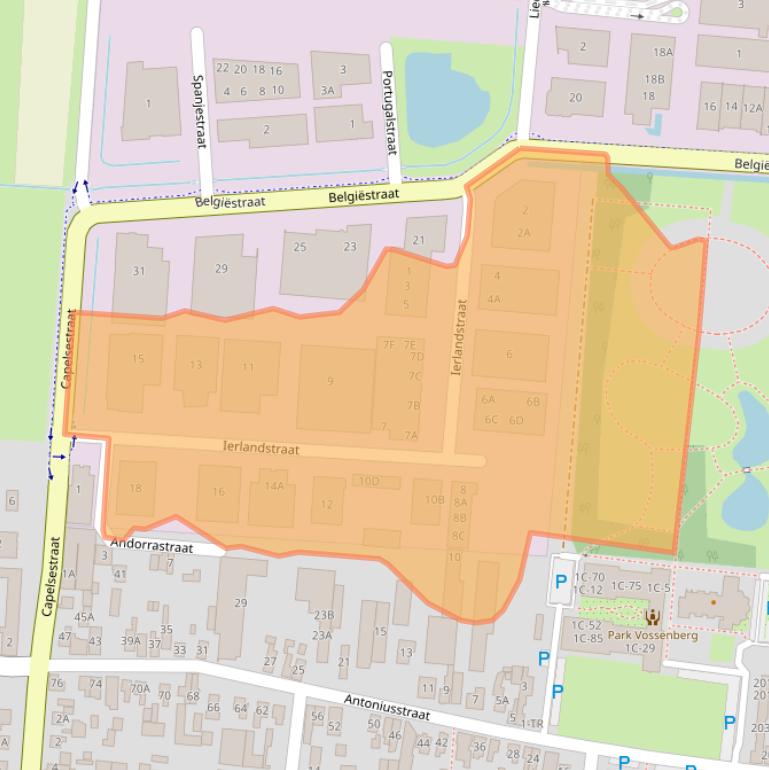 Kaart van postcodegebied 5171PD.