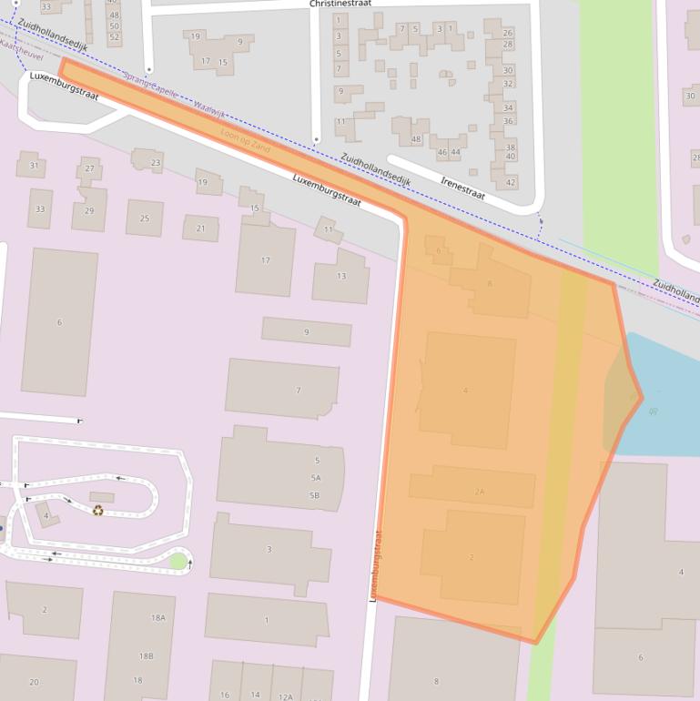 Kaart van postcodegebied 5171PM.