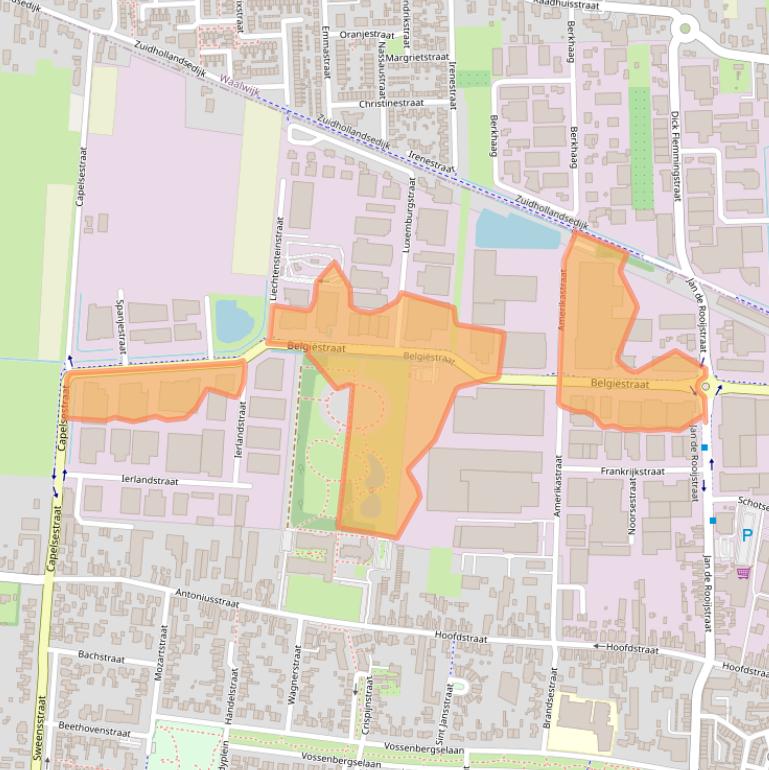 Kaart van postcodegebied 5171PN.